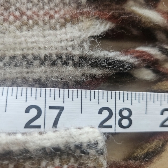 Rynning & Ihlen Handwoven In Norway Wool Shrug Cardigan Size M/L Lagenlook Boho - Picture 10 of 11
